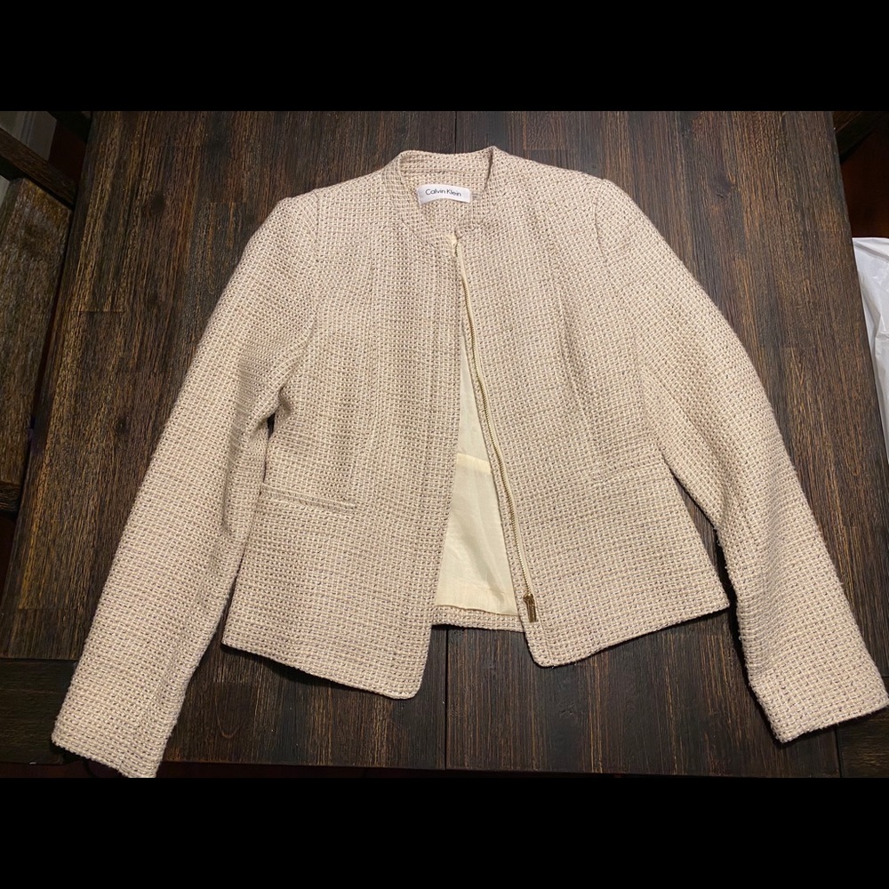 Calvin Klein jacket.